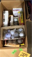 Box miscellaneous light bulbs