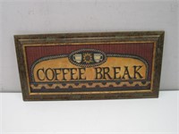 Framed "Coffee Break" Wall Art