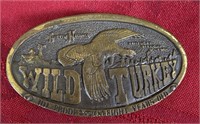 Wild turkey belt buckle