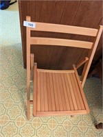 Wooden Folding Chair