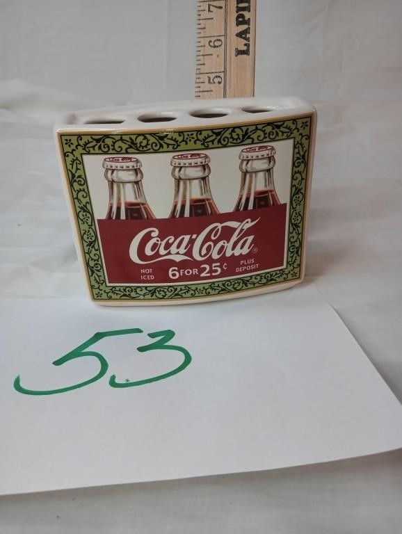 VINTAGE COCA-COLA PORCELAIN TOOTHBRUSH HOLDER