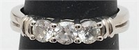 Sterling Silver Cubic Zirconia Ring