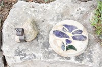Granite Bird Door Stopper & Stepping Stone