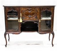 Furniture Victorian Mahogany Curio Cabinet