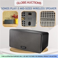 SONOS PLAY-3 MID-SIZED WIRELESS SPEAKER(MSP:$329)