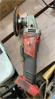 Milwaukee angle grinder no battery or charger