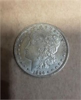 1896 Morgan Dollar.