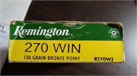 20 Remington 270 WIN  130gr bronze point