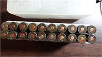 308 Winchester, 19 Steel casings & 1 brass in