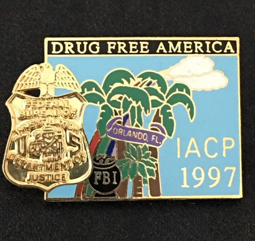 Drug Free America IACP 1997 Orlando Florida FBI