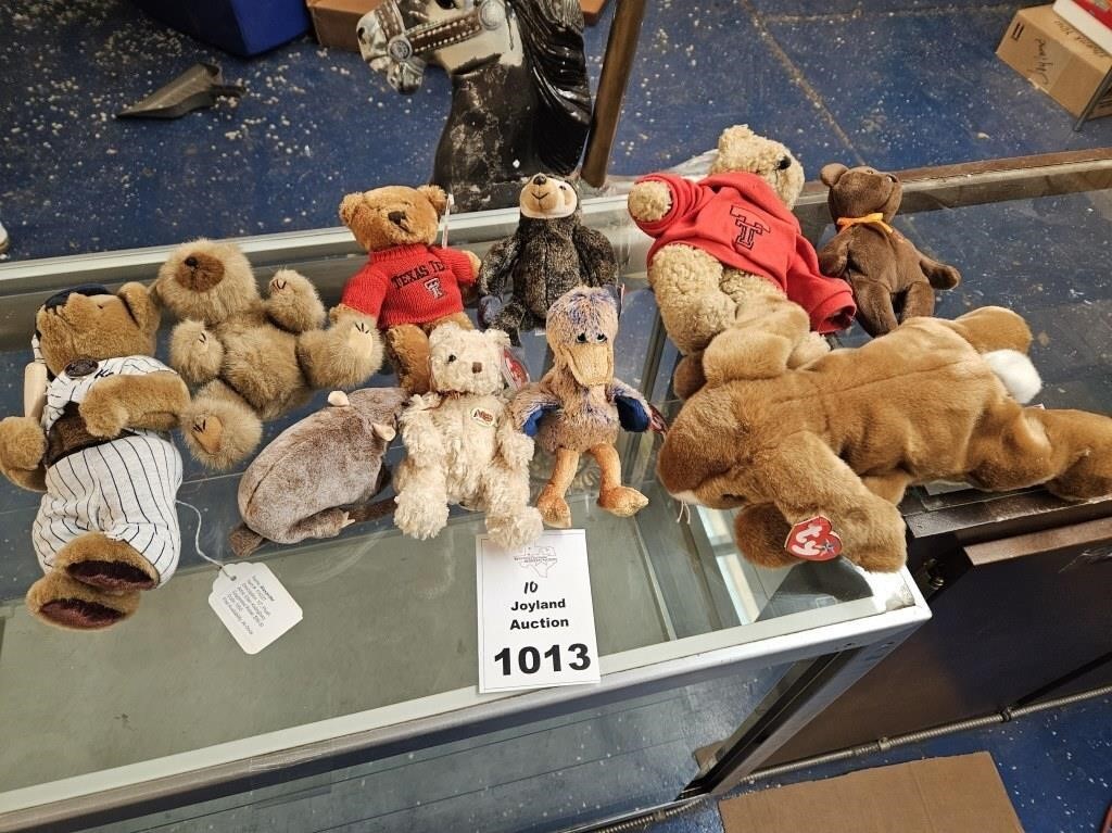 Various Stuffed Animals including Beanie Babies