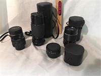 Variety of Camera Lenses
