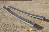 (2) STEEL RAMPS, APPROX 113"x7"