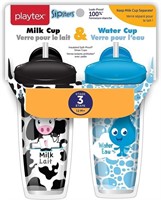 (N) Playtex Sipsters Stage 3 Milk and Water Spill-