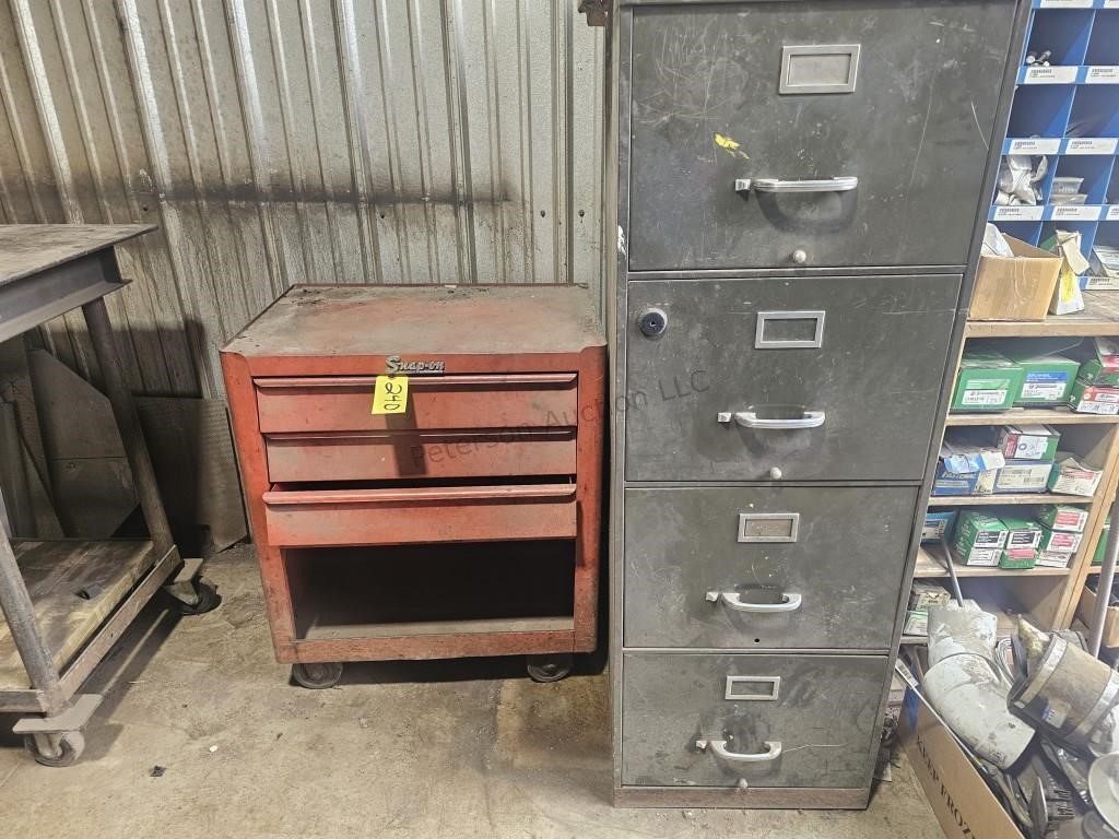 Snap-on tool box and a file cabinet