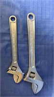 12" & 15" adjustable wrench