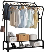 ULN - UDEAR Garment Rack Freestanding Hanger Doubl