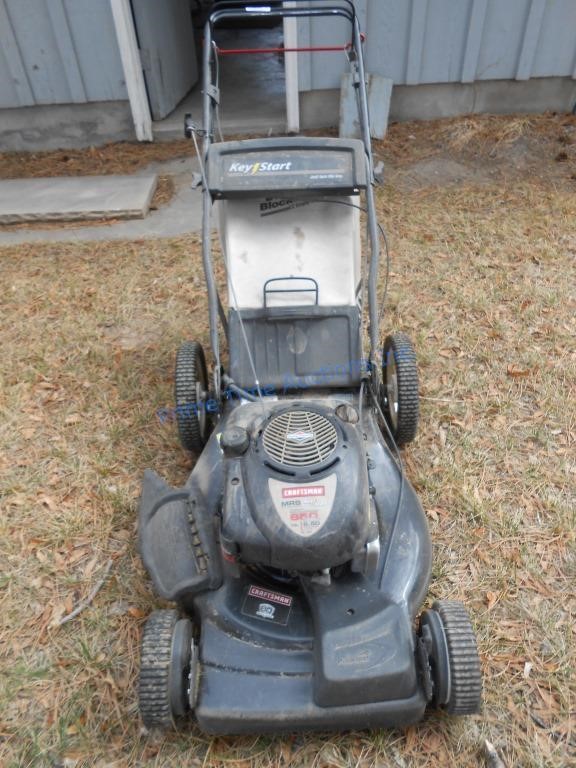 craftsman lawn mower key start