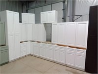 42" Aspen White Kitchen Cabinet Set