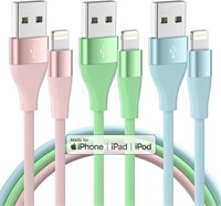 iPhone Charger Apple MFi Certified 3Pack 10 FT