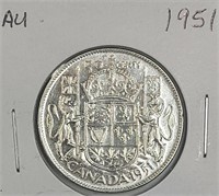1951 Canada Silver 50 Cents
