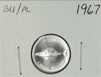 1967 Canada Silver Centennial Dime