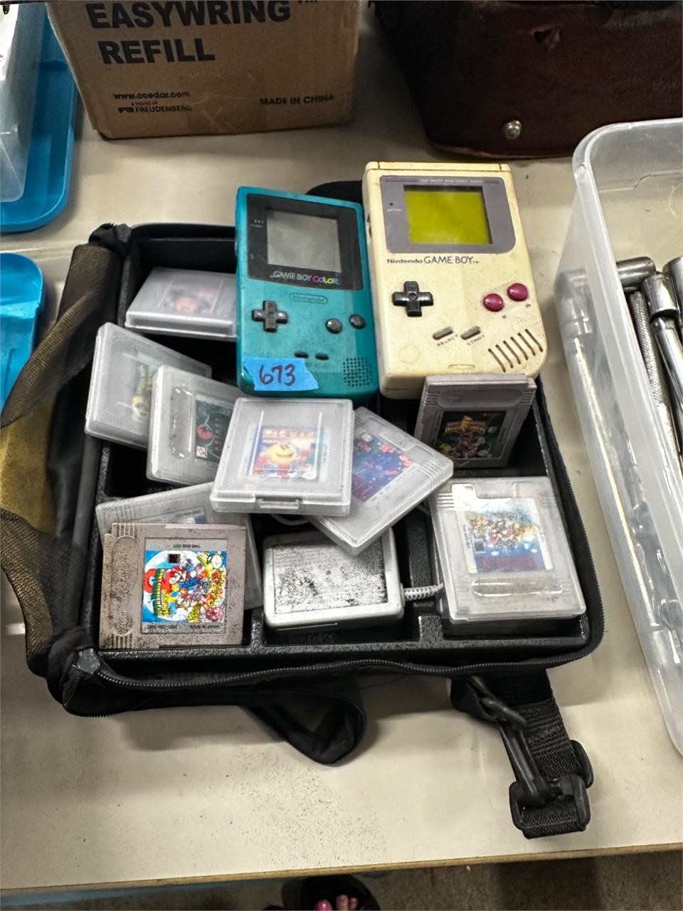 (2) Nintendo Gameboys; Games