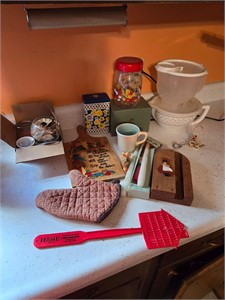 Items on counter