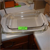 2 PYREX CASSEROLE DISHES