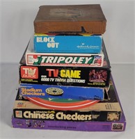 Games Lot - Block Out, Tripoley, Tv Guide