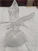 Cut Glass Eagle Precision Figurine