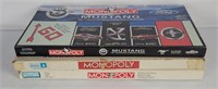 3 Monopoly Games - Mustang Edition Etc.