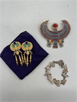 Avon Egyptian Style Costume Jewelry Collection