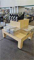 DRY 2 TIER DISPLAY ISLAND W BULK DISPENSERS BINS