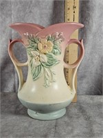 HULL POTTERY WILDFLOWER TWO HANDLED VASE 7.5"