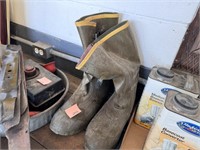 Large Pair Rubber Boots