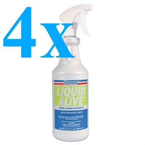 4x Odor Digester 32oz Dymon Liquid Alive