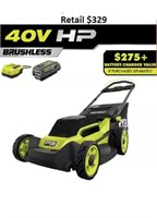 RYOBI  Brushless Cordless Battery Mower