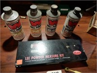 Lee Powder Measure Kit W/ Cans Powder