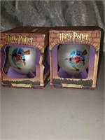 2 NIB Harry Potter Ornaments