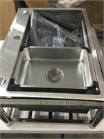 Free standing  stainless steel sink