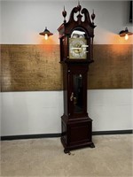 Modern 5-tube Mahogany Chime Clock