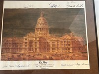 Texas state capitol signed by Perry/Abbott/Reps