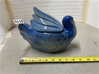 Blue USA 1940s - Pigeon cookie jar Fapco