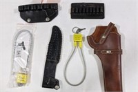 Knife Sheath, Gun Locks, Holster & Bullet Holders