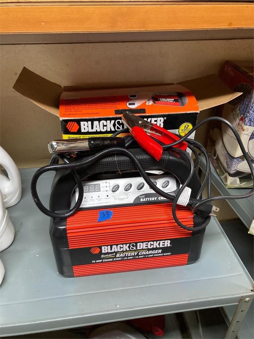 Black & Decker 10 Amp Battery Charger