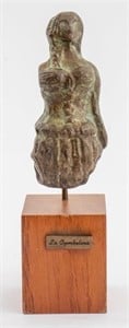 Bronze Reduction of Ship Figurehead "La Cymbelina"