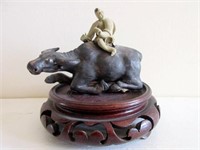 Early Handcrafted Chinese Clay Mud Figurine