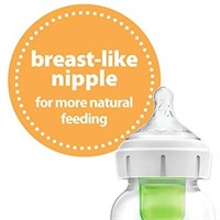 Dr. Brown S Options+ Wide-Neck Glass Baby Bottles