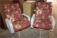 Two patio chairs